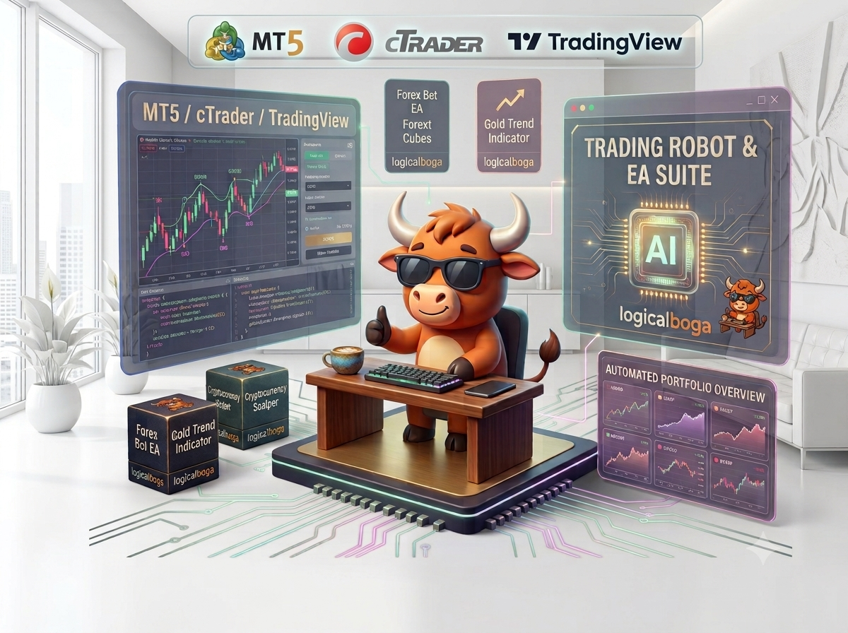 Minibull — MT5, cTrader, TradingView trading robot and indicator suite