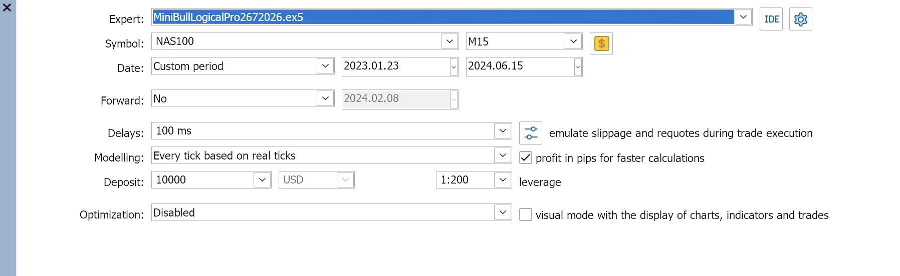 Minibull Logical Pro screenshot